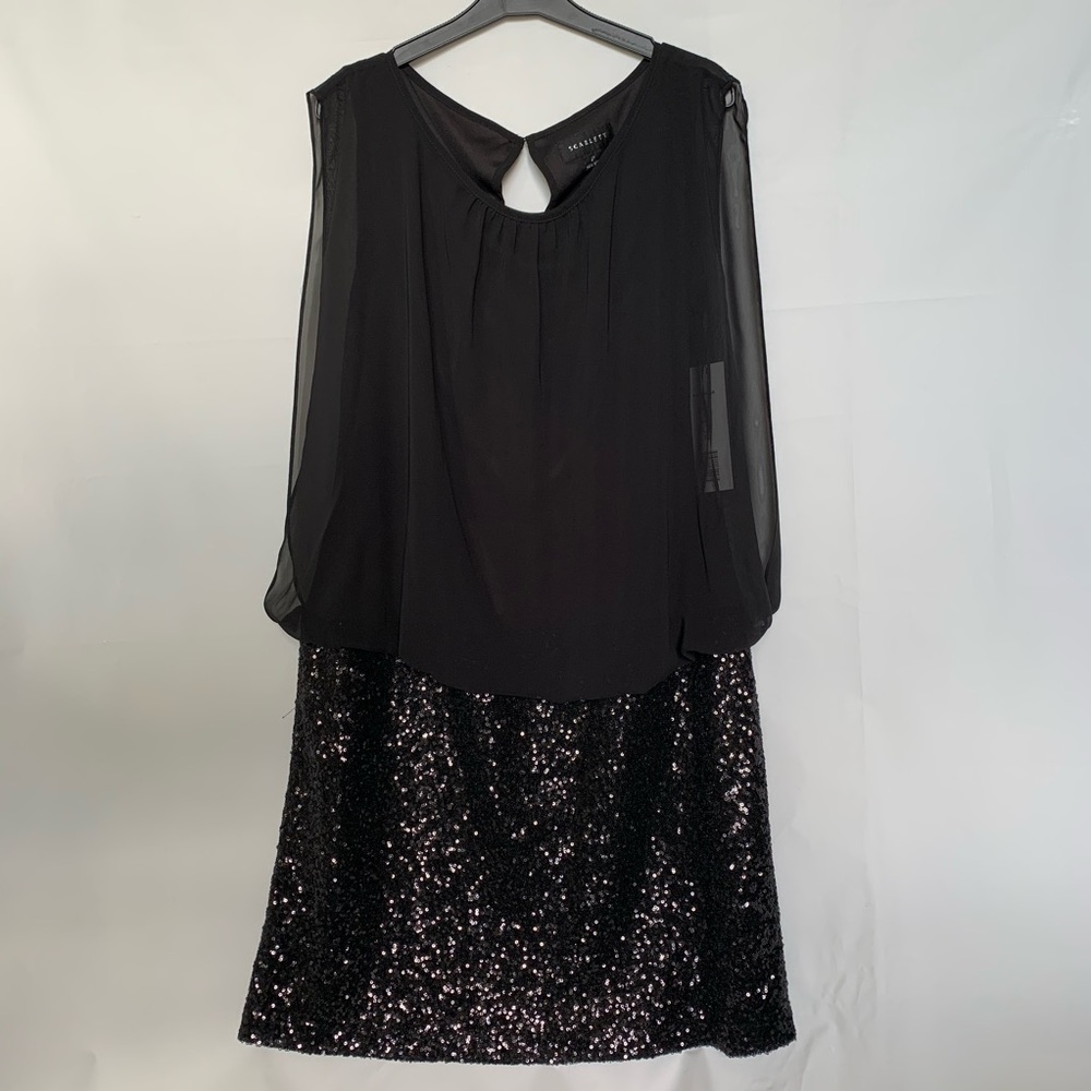 Scarlett black evening dress